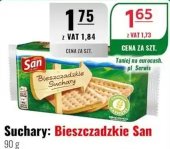 Eurocash Suchary: Bieszczadzkie San oferta