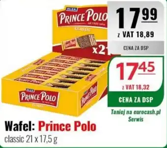 Eurocash Wafel: Prince Polo classic oferta