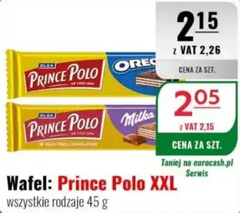 Eurocash Wafel: Prince Polo XXL oferta