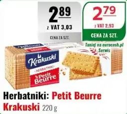 Eurocash Herbatniki: Petit Beurre Krakuski oferta
