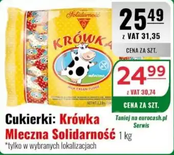 Eurocash Cukierki: Krówka Mleczna Solidarność oferta