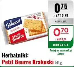 Eurocash Herbatniki: Petit Beurre Krakuski oferta