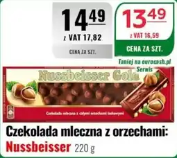 Eurocash Czekolada mleczna z orzechami: Nussbeisser oferta