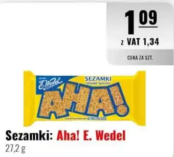 Eurocash Sezamki: Aha! E. Wedel oferta