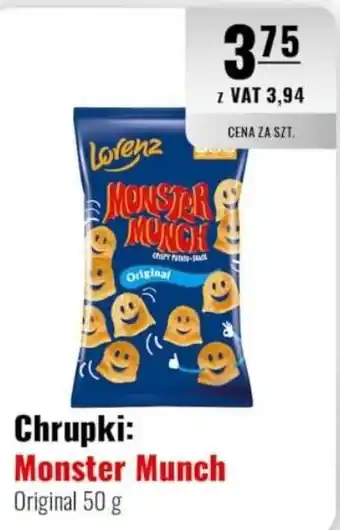 Eurocash Chrupki: Monster Munch Original oferta