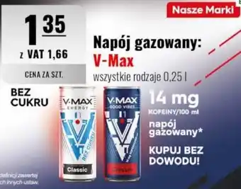Eurocash Napój gazowany: V-Max oferta