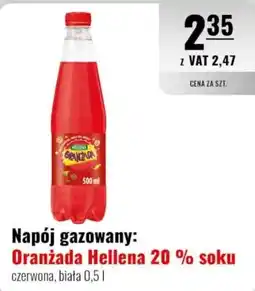 Eurocash Napój gazowany: Oranżada Hellena 20 % soku oferta