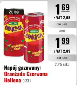 Eurocash Napój gazowany: Oranżada Czerwona Hellena oferta