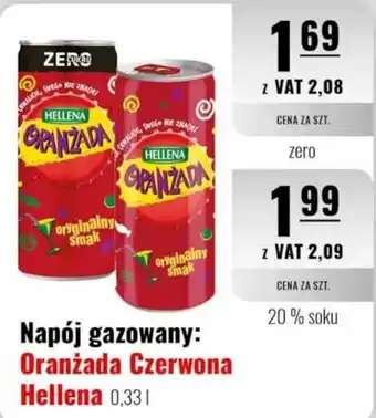 Eurocash Napój gazowany: Oranżada Czerwona Hellena oferta