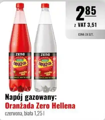 Eurocash Napój gazowany: Oranżada Zero Hellena oferta