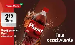 Eurocash Napój gazowany: Psssst! rózne rodzaje oferta