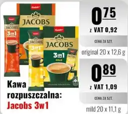 Eurocash Kawa rozpuszczalna: Jacobs 3w1 oferta