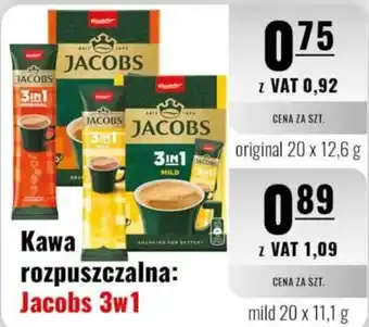 Eurocash Kawa rozpuszczalna: Jacobs 3w1 oferta