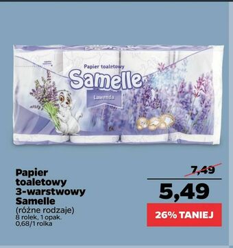 Netto Papier toaletowy 3-warstwowy Samelle oferta