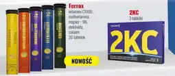 Eurocash Ferrox witamina C1000, multiwitamina, magnez + B6, elektrolity, calcium oferta