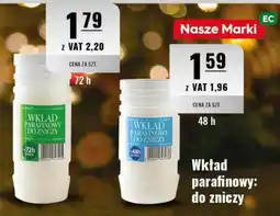 Eurocash Wkład Parafinowy do Zniczy oferta