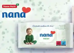 Eurocash Chusteczki nawilżane dla dzieci nana FRESH oferta
