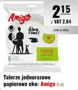 Eurocash Talerze jednorazowe papierowe eko: Amigo oferta