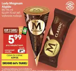 Delikatesy Centrum Lody Magnum Algida oferta