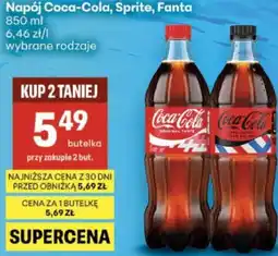 Delikatesy Centrum Napój Coca-Cola, Sprite, Fanta oferta