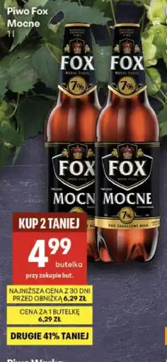 Delikatesy Centrum Piwo Fox Mocne oferta
