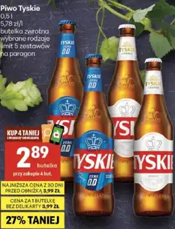 Delikatesy Centrum Piwo Tyskie oferta