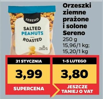 Netto Orzeszki ziemne prażone i solone Sereno oferta