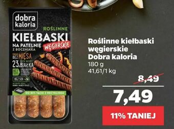Netto Roślinne kiełbaski węgierskie Dobra kaloria oferta