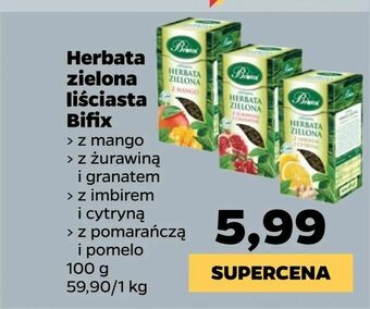 Netto Herbata zielona liściasta Bifix oferta