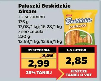 Netto Paluszki Beskidzkie Aksam oferta