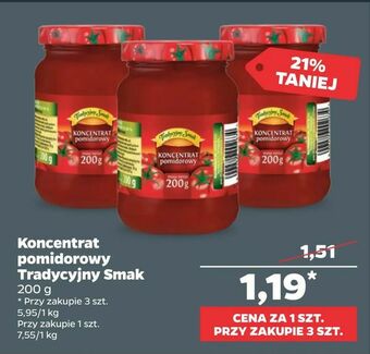 Netto Koncentrat pomidorowy Tradycyjny Smak oferta