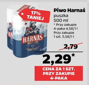 Netto Piwo Harnaś oferta