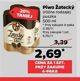 Netto Piwo Žatecký oferta