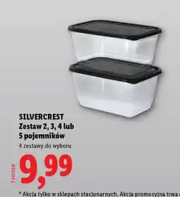 Lidl SILVERCREST Zestaw 2, 3, 4 lub 5 pojemników oferta