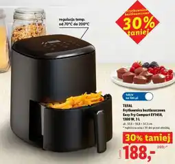 Lidl TEFAL Frytkownica beztłuszczowa Easy Fry Compact EY1458 oferta