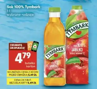 Delikatesy Centrum Sok 100% Tymbark oferta