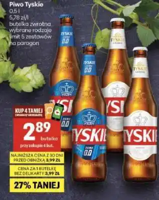Delikatesy Centrum Piwo Tyskie oferta