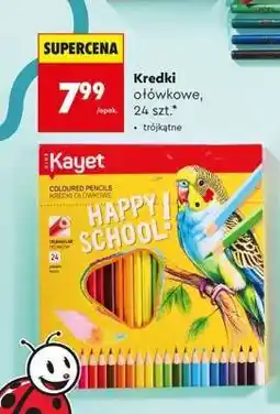Biedronka Kredki ołówkowe 24 szt oferta