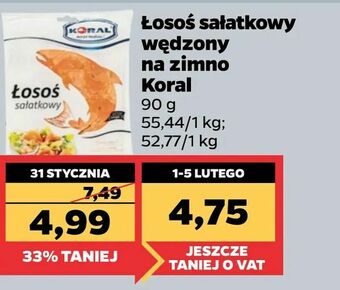 Netto Łosoś sałatkowy wędzony na zimno Koral oferta