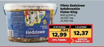 Netto Filety śledziowe kołobrzeskie Fisher King oferta