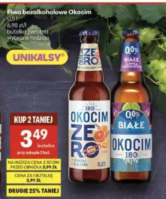 Delikatesy Centrum Piwo bezalkoholowe OKOCIM oferta