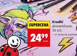 Biedronka Kredki akwarelowe, 36 szt oferta