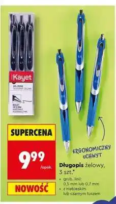 Biedronka Długopis żelowy, 3 szt oferta
