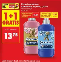 Biedronka Płyn do płukania Coccolino, 51 prań, 1,275 l oferta