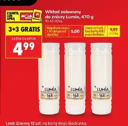 Biedronka Wkład zalewany do zniczy Lumia, 470 g oferta