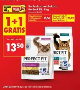Biedronka Sucha karma dla kota Perfect Fit, 1 kg oferta