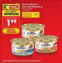 Biedronka Karma dla kota Gourmet Gold, 85 g oferta
