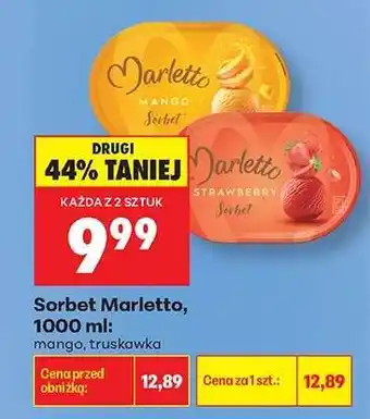 Biedronka Sorbet Marletto, 1000 ml oferta