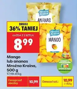 Biedronka Mango lub ananas Mroźna Kraina, 500 g oferta