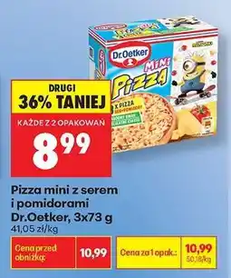 Biedronka Pizza mini z serem i pomidorami Dr.Oetker 3x73 g oferta